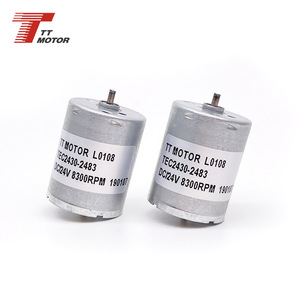 มอเตอร์ไร้แปรงถ่าน 370, 24V, 8300 รอบต่อนาที, หมุนทันทีเมื่อเปิดใช้งาน, มอเตอร์ไร้แปรงถ่านขนาด 24 มม. - Product Image 1
