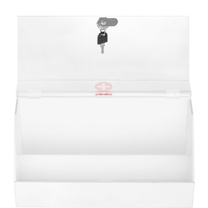 Caja de Seguridad Acrílica Transparente Moderna Personalizada por el Fabricante, Lavable, para Farmacias y Comercios Minoristas, con Cerradura - Product Image 4