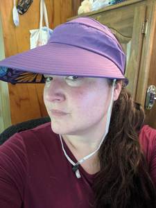 Sombrero de Sol de Ala Ancha para Mujer con Protección UV, Visera Plegable para Deportes, Viajes, Actividades al Aire Libre, Fiestas, Apto para Invierno - Product Image 3