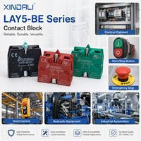Bloc de contact auxiliaire XINDALI LAY5-BE101 BE102 1NO 1NC pour interrupteur à bouton-poussoir de 22 mm