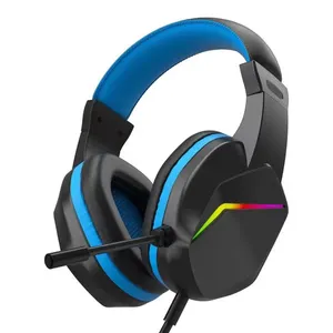 Schlussverkauf gaming kabelgebundene Kopfhörer mit Mikrofon professionelle Geräuschunterdrückung Stereo-Gaming-Kopfhörer