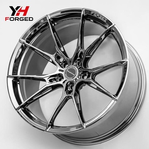 YH ขอบล้อปลอมแบบเว้า R2โครเมียมสำหรับ BMW E46/E90/E92/F30/F80/F82/G20/F10/G05/F32 Mercedes CLS W204/W205 - Product Image 1