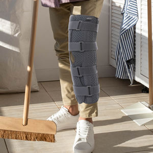 Support de plaque d'acier de Fixation d'articulation de genou pour la <span class=keywords><strong>fracture</strong></span> de ménisque orthopédique ajuster la jambe d'orthèse de membre inférieur de genou - Product Image 6