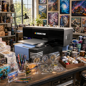 Imprimante à plat numérique UV 6090 avec tête d'impression <span class=keywords><strong>Epson</strong></span> I3200 60*90cm, machine d'impression tout-en-un pour cadeaux personnalisés - Product Image 3