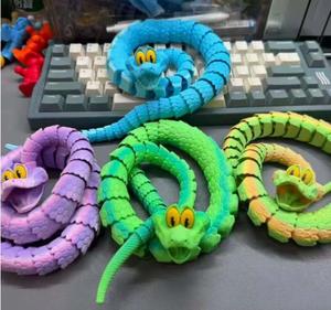 ขายส่งจากโรงงาน ของเล่นงูพิษสีน้ำเงินพิมพ์ลาย 3 มิติ ซูโทเปีย พร้อมไข่งูและตุ๊กตาสำหรับเด็ก - Product Image 2