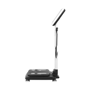 เครื่องชั่งน้ำหนักดิจิตอลอัจฉริยะพร้อมจอแสดงผล LED วัดไขมันในร่างกาย เครื่องชั่งอิเล็กทรอนิกส์ วิเคราะห์ไขมันในร่างกายด้วยอิเล็กโทรด 8 จุด - Product Image 4