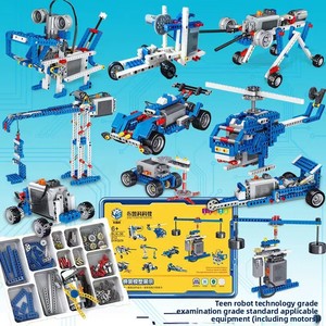 Nuevo juguete de juego para niños de 6-8 años 9686 <span class=keywords><strong>Kit</strong></span> de tecnología de ensamblaje de bloques de construcción juguete educativo - Product Image 5
