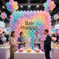 Ballons en latex macaron de 10 pouces, 1,8 g, haute élasticité, couleur vive, usage multifonctionnel pour la décoration d'événements