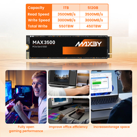 SSD Internal Gaming M.2 2280 PCIe 4.0 NVMe Kompatibel PS5 1TB 256GB 7200MB/s Kecepatan Tinggi
