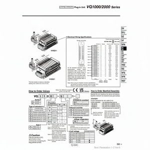 Válvula solenoide neumática SMC, válvulas de control de, producto - Product Image 1