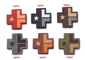 Drapeau de l'État des États-Unis du Texas Rescue Cross Color MEDIC Funny Mini Shape <span class=keywords><strong>Patch</strong></span> for Jacket Bag Hat DIY Shoulder Coats Sew-on - Product Image 4