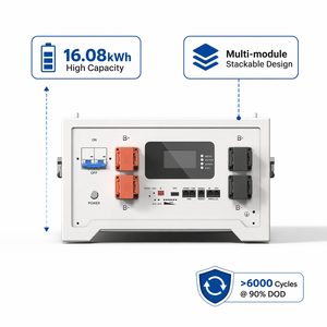 Batterie au lithium LFP basse pression NEVO SOLAR GLR-314 51,2 V 314 Ah, batteries au lithium-ion pour systèmes de stockage solaire domestiques - Product Image 1