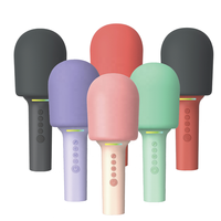 Harga Pabrik Speaker Mikrofon Nirkabel Plastik Bluetooth V5.0 Dengan Slot Kartu