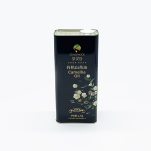 Latas Rectangulares de Hojalata de Grado Alimenticio de 1.6L para Aceite de Oliva, con Impresión Offset y Logotipo Personalizado para Almacenamiento de Aceite de Camelia - Product Image 1