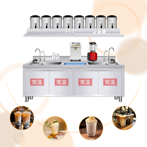 Equipo para Té con Leche, Set de Máquina para Té de Burbujas, Equipo para Tienda de Té con Leche, Mesa de Trabajo, Barra de Té de Burbujas, Equipo para Tienda de Té Boba - Product Image 1
