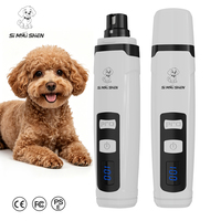 SiMAiSHEN-M2 Accessoires pour chiens en gros, Lime à griffes électrique portable rechargeable USB 1500 mAh pour chiens et chats