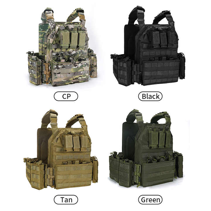 Gilet Tactique Enfant Camouflage 1000D - Multifonction Pour Airsoft, Randonnée, Camping équipement Extérieur Enfant