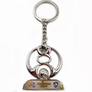 Heavy Duty 2019 Asia AFC CHAMPIONS LEAGUE Trophy Zinc Alloy Logo Printing Medal Key chain