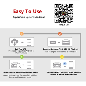Escáner OBD2 para ELM327 V1.5, Herramienta de Diagnóstico de Automóviles, Lector de Códigos Automotrices, Adaptador de Escaneo, Android OBDII <span class=keywords><strong>ATOTO</strong></span> OLIVER 4450 - Product Image 5