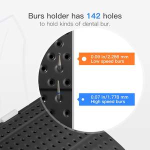 Stendibiancheria multifunzione dentale ad alta bassa velocità con cassetto a 142 fori ad arco di alimentazione manuale in plastica - Product Image 4
