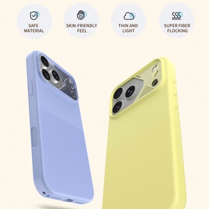 เคสโทรศัพท์ซิลิโคนเหลวลายจุดแบบกำหนดเอง พร้อมแม่เหล็ก สำหรับ iPhone 17 15 16 Pro Max ปุ่ม AI กรอบรูปโลหะ ป้องกันการกระแทก - Product Image 2