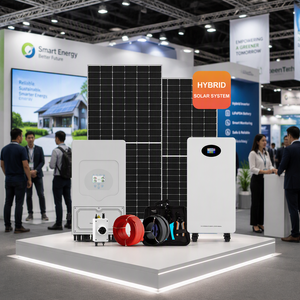 Sistema de Energía Solar E-Nice de 5kw, 5kwh, 5kva, 5000w con Batería de Litio, Panel Solar, Sistema Híbrido Fuera de la Red para el Hogar - Product Image 1