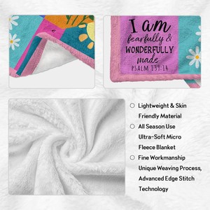 Regali per Battesimo, Coperta Decorativa, Regali per Dedicazione, Cresima, Comunione, Regali per Neonata, Donna, Regalo di Compleanno Cristiano Cattolico - Product Image 2