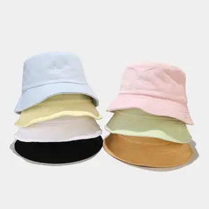 Spring Summer New Women'S Fishing Hats Sunscreen Sun Hat Bucket Hats Fold Bucket Cap