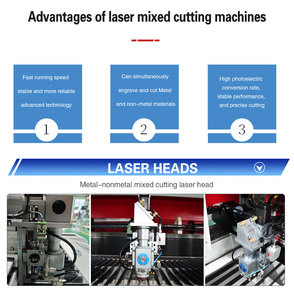 Ruida độ chính xác cao 150W/300W/600W Máy khắc laser phi kim loại/Kim loại laser trộn cắt gỗ Acrylic thép carbon - Product Image 4