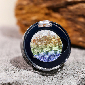 Bán buôn biểu tượng tùy chỉnh tắc kè hoa cầu vồng trang điểm mắt sắc tố cao lâu dài kim loại ép duy nhất multichrome Eyeshadow - Product Image 6