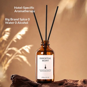 Natural Plant Fragrance Reed Diffuser Brown Glass Bottle Household Bedroom Living Room Decor <b>Ornament</b> - Product Image 1