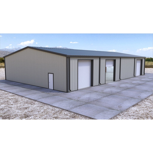 Hangar de acero prefabricado, almacén de bloques prefabricados, gran sheds - Product Image 1