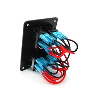 Panel de Interruptores Basculantes de 4 Canales, 5 Pines, Encendido/Apagado, Aluminio, 12V 24V, Interruptores Precableados para Automóviles, Barcos, Vehículos Recreativos, Camiones