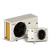 Unité de condensation modulaire pour chambre froide 0°C, maintien au frais, monobloc, installation facile, économie de main-d'œuvre