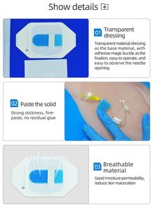 สายสวนฟอยล์แบบใช้แล้วทิ้งอุปกรณ์รักษาความปลอดภัยแผลใสสะอาดติดแผลสายสวนทางการแพทย์ - Product Image 4