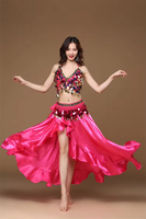 Vente en gros bon marché de robes de costume de danse du ventre professionnelles élégantes pour femmes adultes faits à la main pour femmes vêtements de scène et de danse
