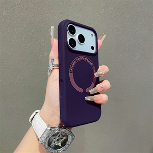 เคสโทรศัพท์ซิลิโคนเหลวแม่เหล็กสำหรับ iPhone 12 13 14 15 16 17 18 Pro Max รองรับการชาร์จไร้สาย ป้องกันแรงกระแทก  วัสดุซิลิโคนนิ่ม - Product Image 6