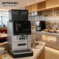 Machine à café expresso commerciale entièrement automatique JL37D avec buse à vapeur pour le lait