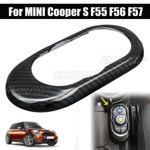 Panneau de commande automatique pour BMW pour MINI pour Cooper S F55 F56 F57, autocollant de moulage intérieur automobile, revêtement de panneau en fibre de carbone - Product Image 4
