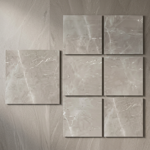 Baldosas de Porcelana Realgres Rio Brown con Aspecto de Mármol Pulido, Diseño de Lujo de 80x80cm - Product Image 4