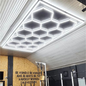 Wabenförmige LED-Leuchte für Autodetailing und Werkstatt Montierte Wabenförmige Büro-Garagen-Deckenleuchte - Product Image 3