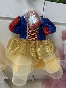 Nuevo Vestido <span class=keywords><strong>de</strong></span> Reina Blancanieves para Niñas, Disfraz <span class=keywords><strong>de</strong></span> <span class=keywords><strong>Princesa</strong></span> Infantil para Fiestas con Malla <span class=keywords><strong>de</strong></span> Tul para Halloween BXGZ015 - Product Image 3