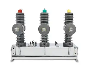 10kv outdoor high voltage vacuum circuit breaker ZW32-12/630A stainless steel manual column upper boundary switch