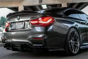 สปอยเลอร์หลังรถยนต์ BMW F82 รุ่น PSM สำหรับ BMW M4 F82 Coupe ปี 2013-2020 อุปกรณ์ตกแต่งภายนอกรถยนต์ - Product Image 4