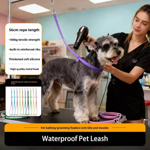 Cuerda de silicona reforzada y engrosada personalizada, resistente al agua y ajustable, para mesa de peluquería canina y baño de perros - Product Image 6