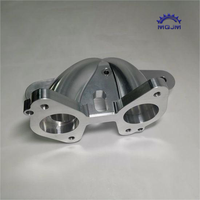 Pièces de collecteur d'admission en aluminium usinées CNC de précision 5 axes OEM, service de fraisage CNC pour voitures de course
