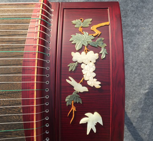 Venta directa de fabricantes Guzheng caoba <span class=keywords><strong>jade</strong></span> tallado Rosa profesional guzheng lote mixto - Product Image 4