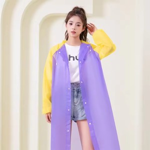 Impermeable para Exteriores, Poncho Grueso para Adultos, Impermeable Largo con Capucha para Hombres y Mujeres, Chaqueta Impermeable para Viajes, Campamentos, Pesca - Product Image 1