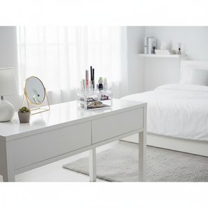 19x105x155 cm <b>Plastic</b> Jewelry Organizer <b>Box</b> with Drawers for Makeup Storage and <b>Display</b> - Product Image 3