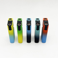 Logo personnalisé Allume-gaz en métal design moderne Cadeaux d'affaires Allumeur de cigarette rechargeable